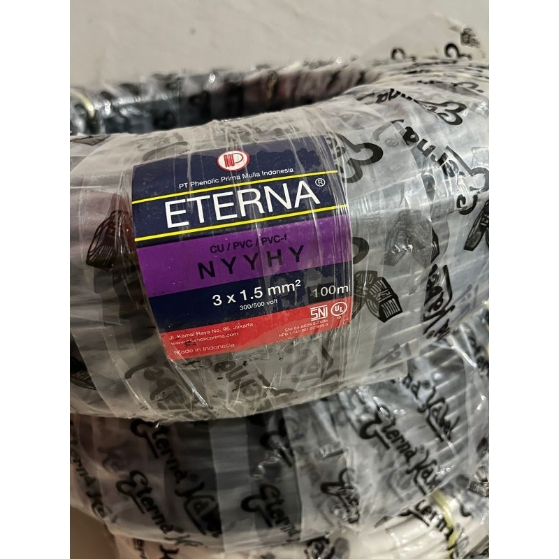 Kabel NYYHY Eterna diameter 3x1.5mm