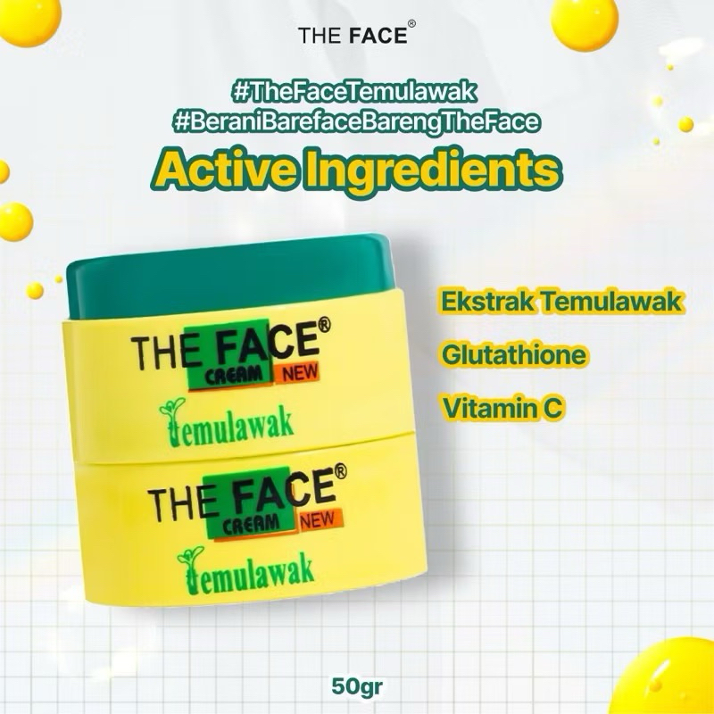 The Face Cream Temulawak Day Night Cream Original Asli Bpom