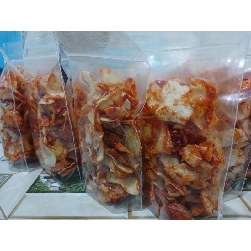 

Kripik Singkong "Yuuhuuu" Rasa Balado 150g