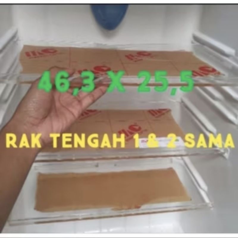Rak Kulkas Sharp 1 pintu tebal Original