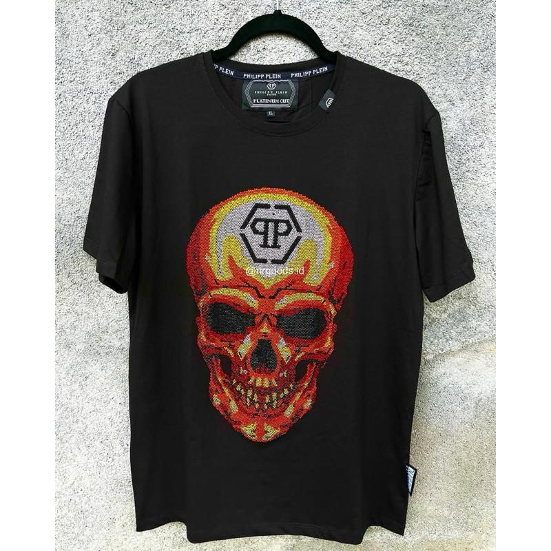 ✰"Philipp Plein Crystal Skull T-shirt"✰