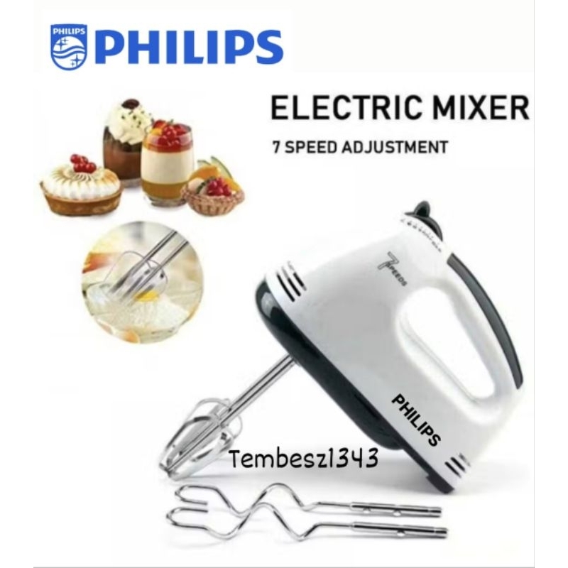 hand mixer philips 7 sped kecepatan hand mixer philips turbo