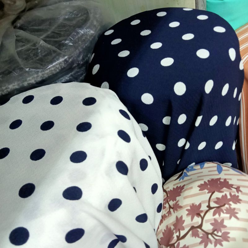 Kain - Kain Soft Wolfis Motif Polkadot Import - Kain Moscrepe - Kain Monalisa - Kain Meteran Kc | Ha