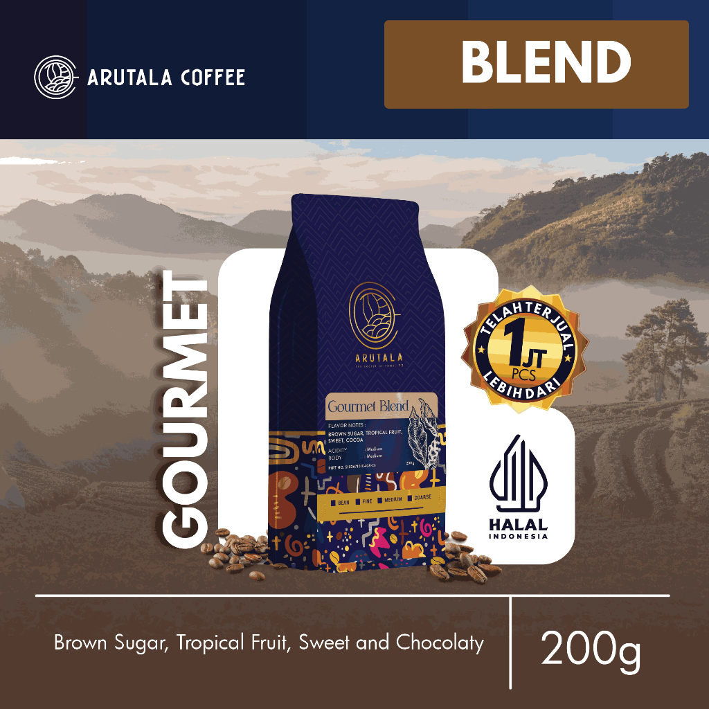 

ARUTALA Kopi Gourmet Blend for Manual Brew 200 gram