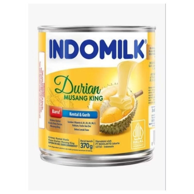 

Indomilk Susu Kental Manis Durian Kaleng 370 gr