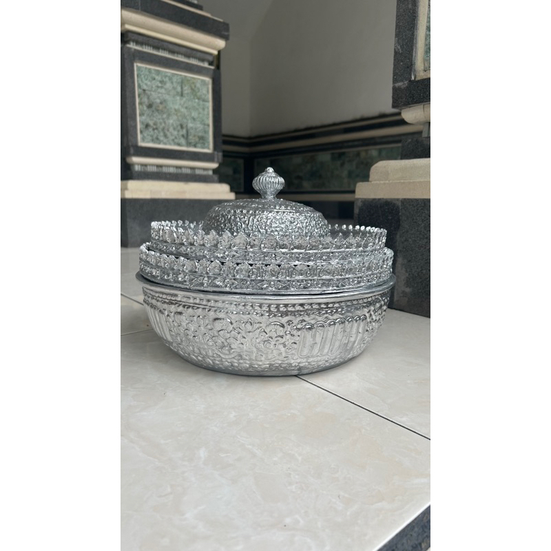 bokor susun 2 motif slaka / bokor motif slaka