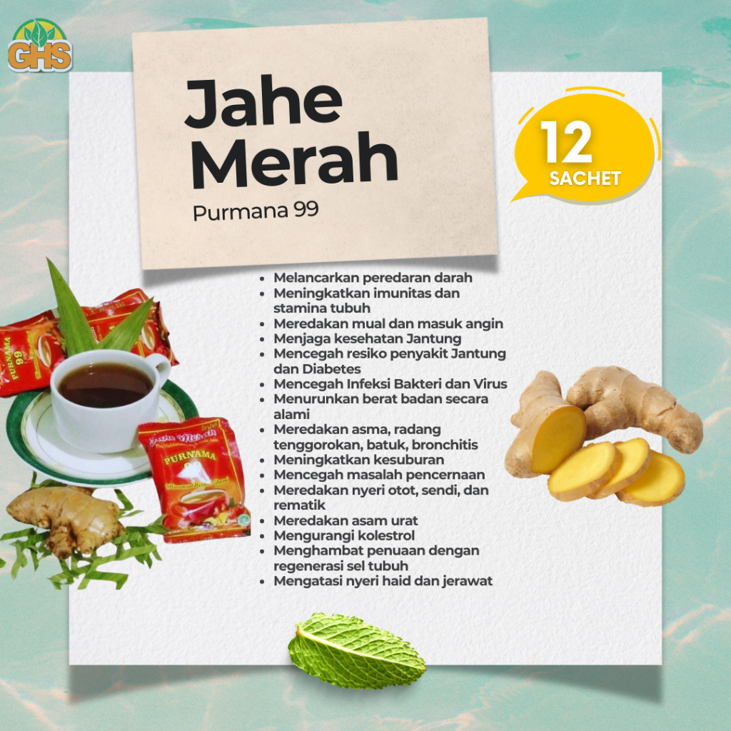 

ahe Merah Purnama 99 Rencengan isi 12 sachet