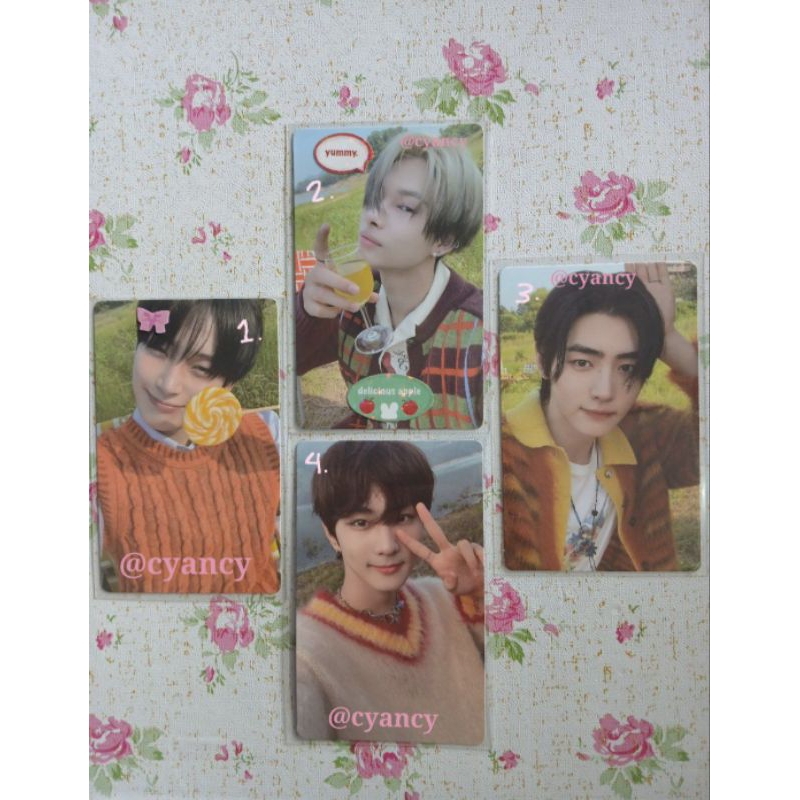 photocard official enhypen Orange blood weverse
