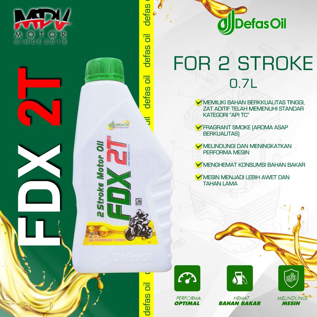 OLI FDX 2T (0,7L) DEFAS OIL