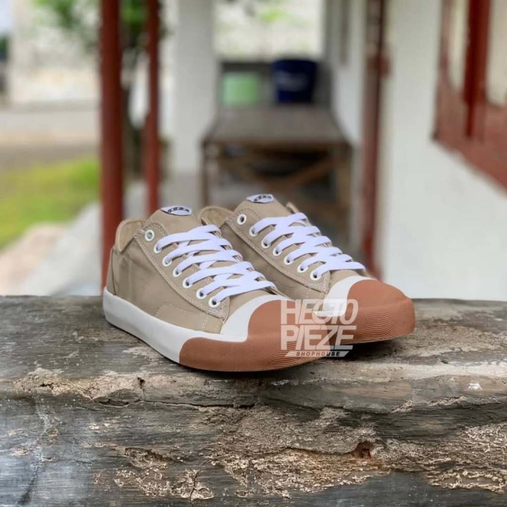 Rafheoo Footwear - Ace Low Khaki Ripstop | Sepatu Sneakers