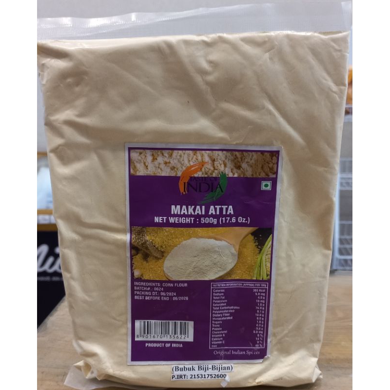 

Taste Of India Makai Atta 500gr