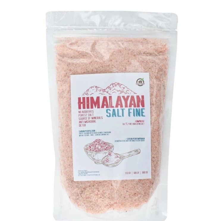 

♫ Himalayan pink salt fine 500gr ♠