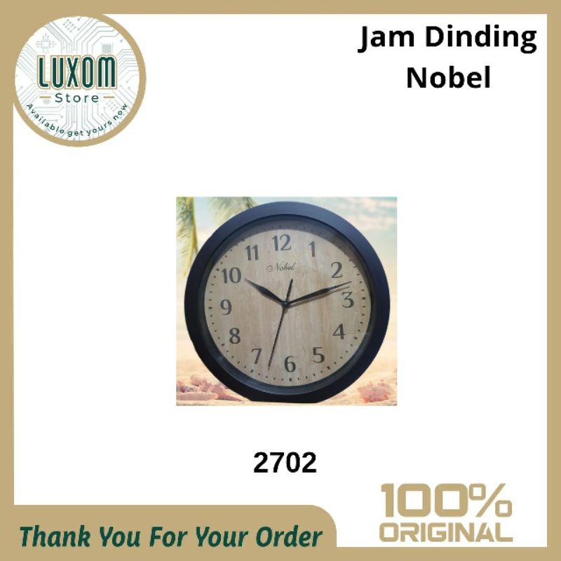 Jam Dinding Nobel 2702/Jam dinding/Nobel