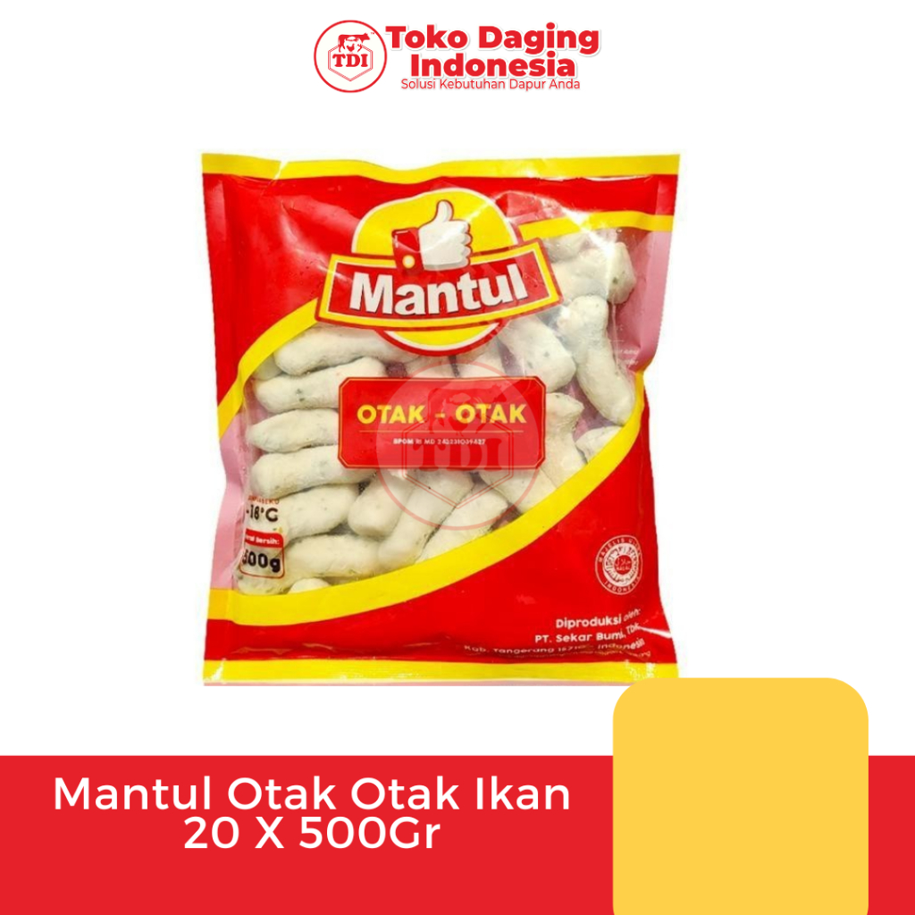 

Mantul Otak Otak Ikan 20 X 500Gr