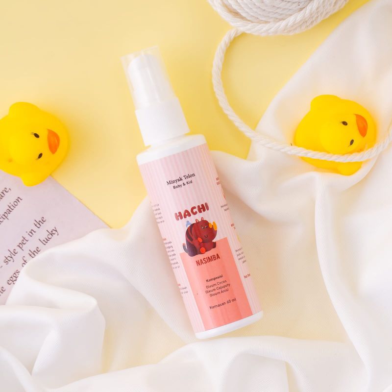 Hachi 100 Ml Minyak Telon Bayi Herbal Hangat  Lembut Aman Untuk Kulit Sensitif Aromaterapi Redakan Masuk Angin Perut Kembung Wangi Tahan Lama Anti Nyamuk Pereda Kembung Bayi Premium Melembutkan Kulit  Ekstrak