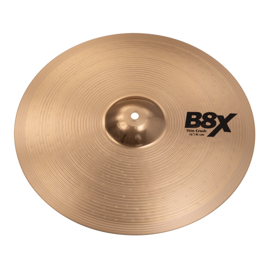 Sabian 16 inch B8X Thin Crash Cymbal Sabian B8X 16" Crash Cymbal