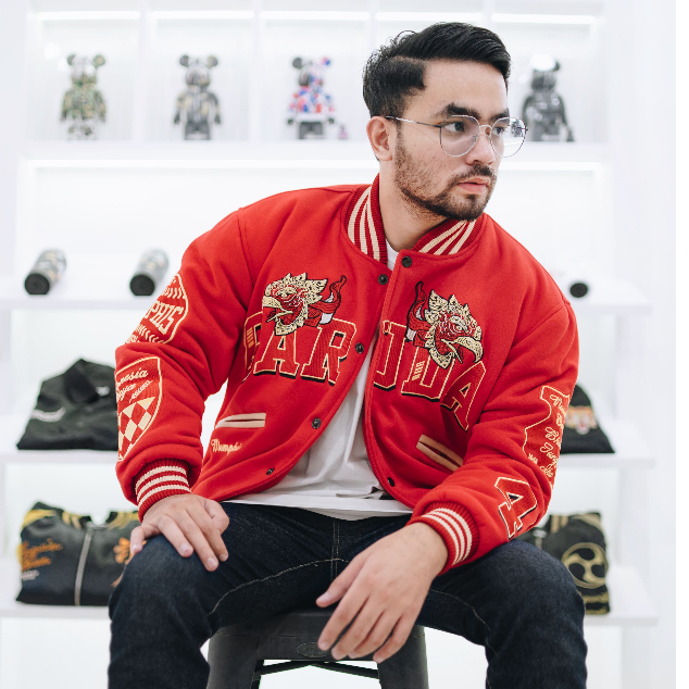 VARSITY JACKET - GARUDA RED [limited edition]