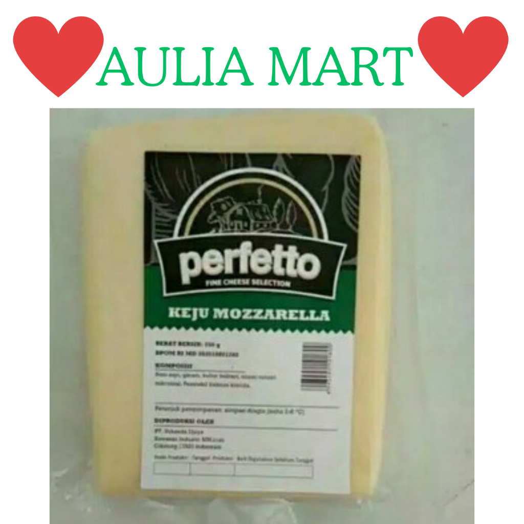 

Perfetto Keju Mozarella berat 120gr / 250gr