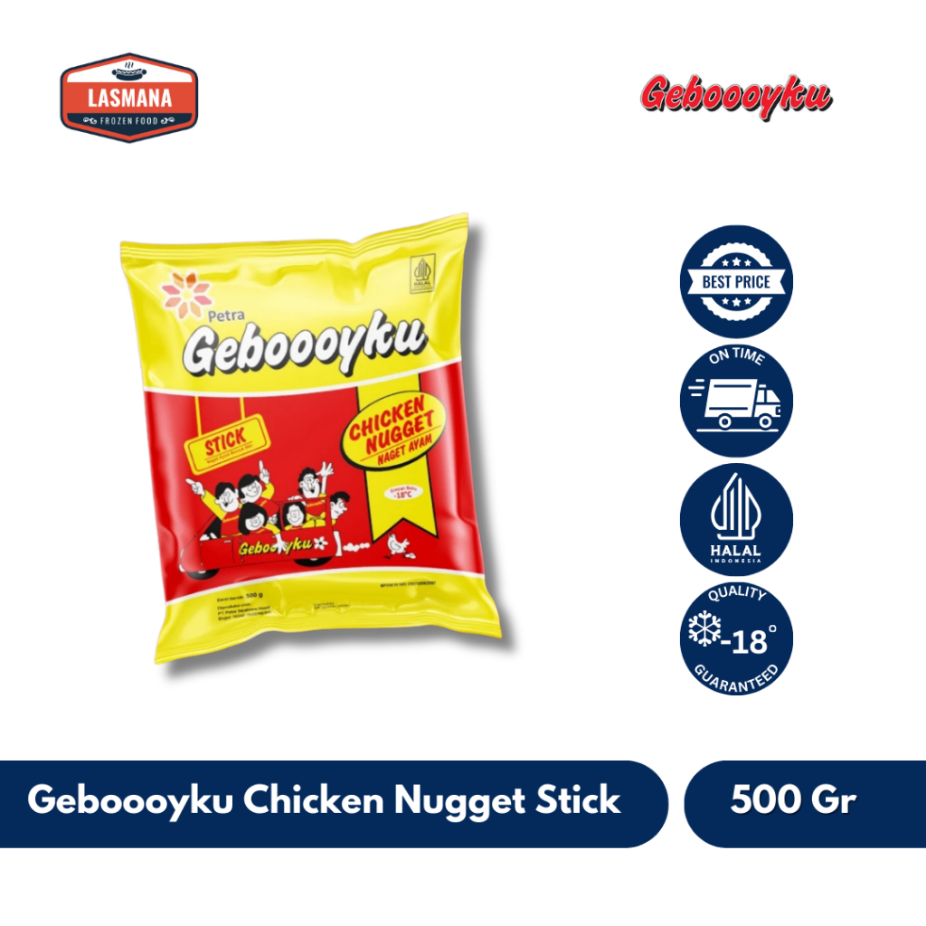 

Geboooyku Chicken Nugget Stick 500 Gr