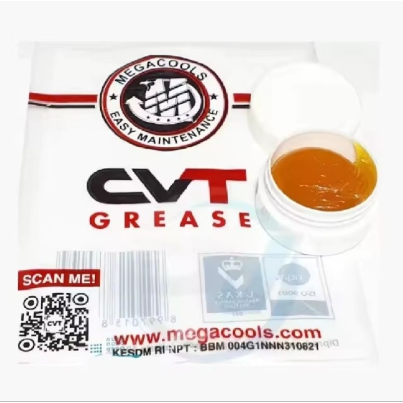 Grease CVT - Stempet gemuk CVT Megacools - Minyak gemuk CVT - Pelumas Stempet CVT - CVT Grease Megac