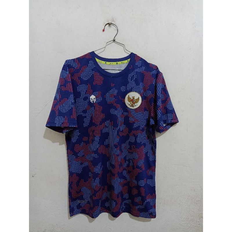 Jersey Timnas Indonesia Training Prematch 2020 2021 Purple Original Mills