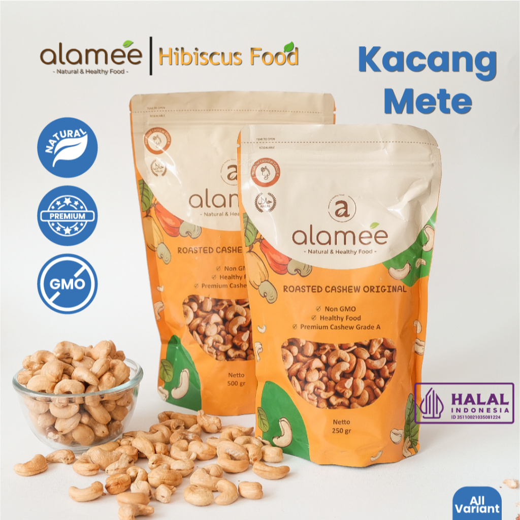 

Kacang Mede Mete Mente Cashew Panggang Roasted Oven Original Premium Grade A Utuh Matang Asli Crispy Kemasan Siap Makan Toples Tawar