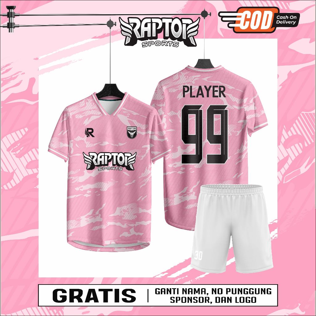 Jersey Futsal Full Printing Bebas Custom Design (BISA SATUAN)