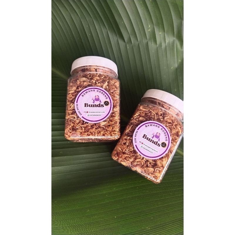 

Bawang Goreng Premium Bunds Kemasan Toples 100gr