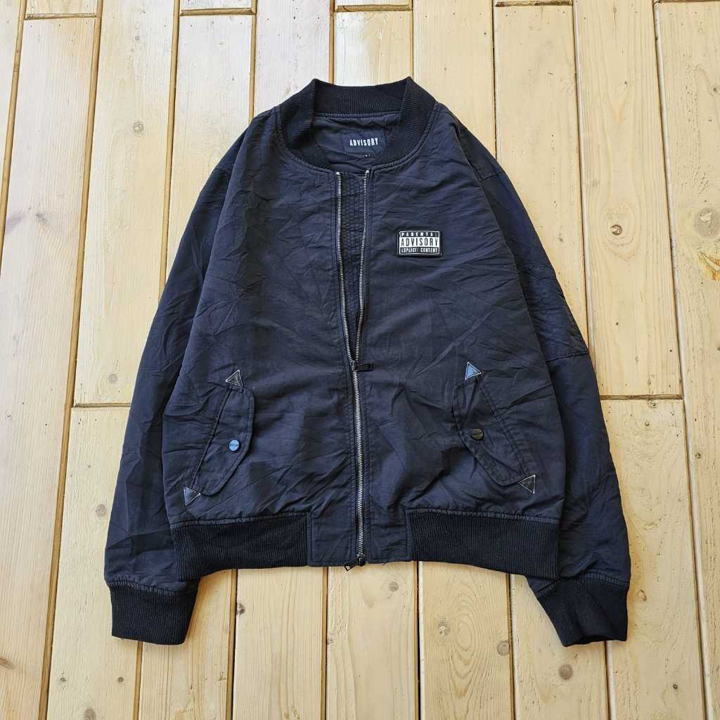 JAKET BOMBER PARENTAL ADVISORY