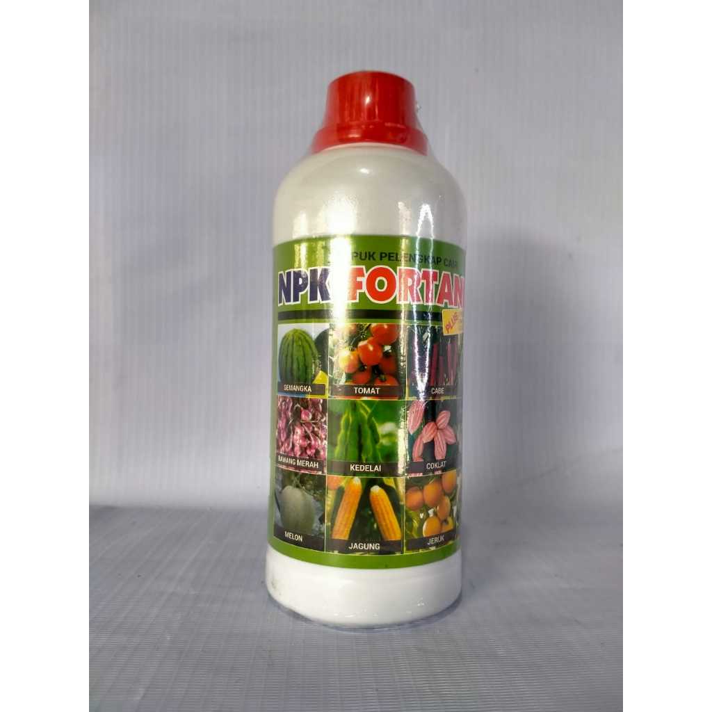 NPK Fortanna Pupuk Pelengkap Cair 500 ml Plus Perekat, Anti Jamur, dan GA3