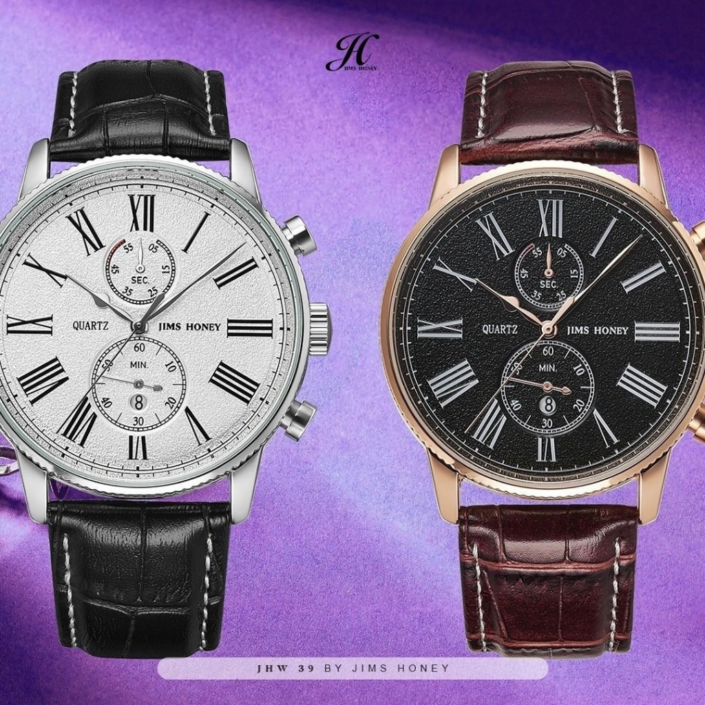 JIMS HONEY JHW 39 Jam Tangan Pria Cowok Jimshoney Murah Elegan Fashion Casual Terbaru
