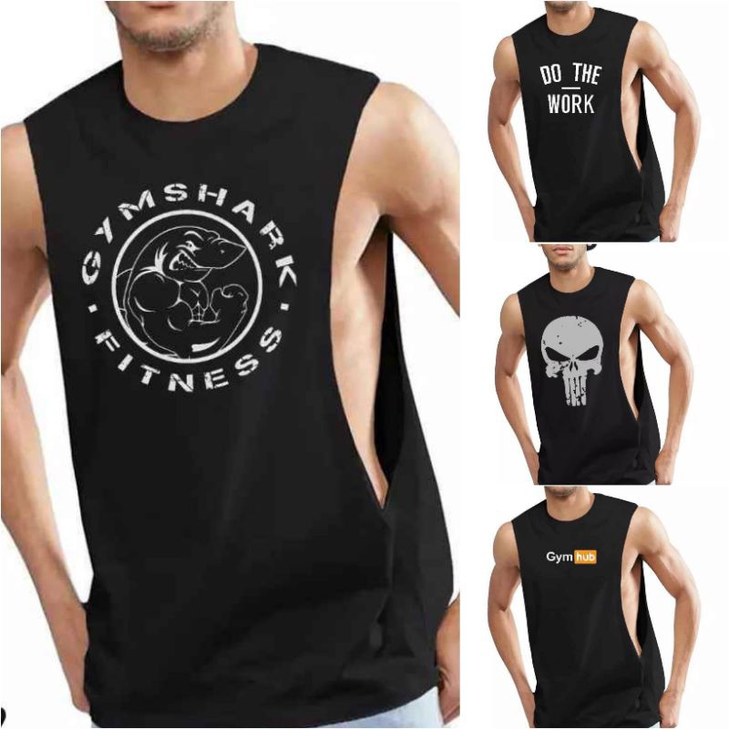 SINGLET OLAHRAGA PRIA OVERSIZE SINGLET GYM PRIA SINGLET FITNESS PRIA TANKTOP GYM TANKTOP FITNESS PRI