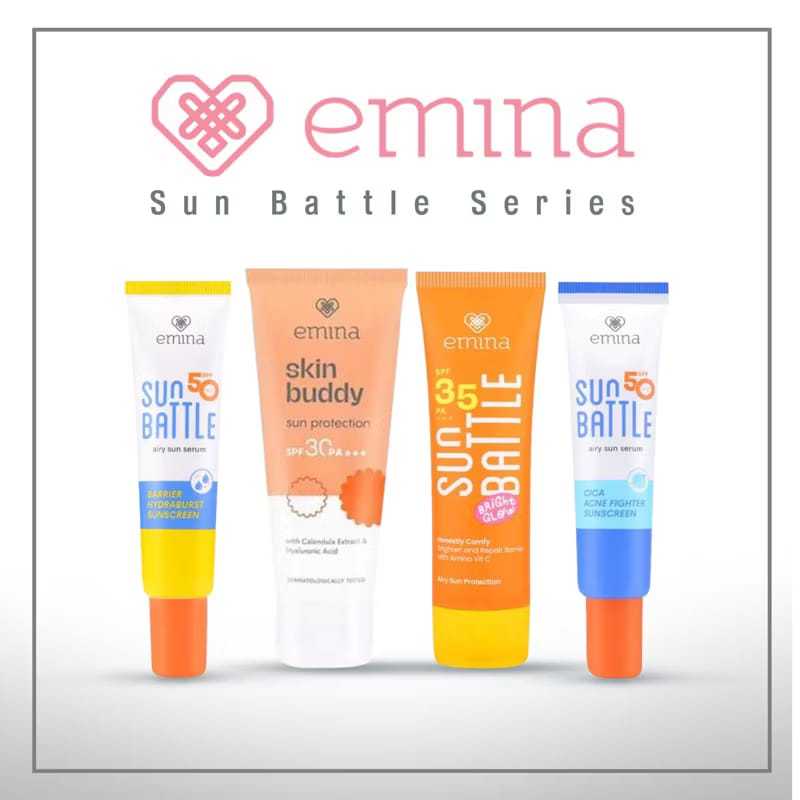 EMINA SUN BATTLE SPF 50 SERIES - SUNSCREEN EMINA SPF 50 PA++++
