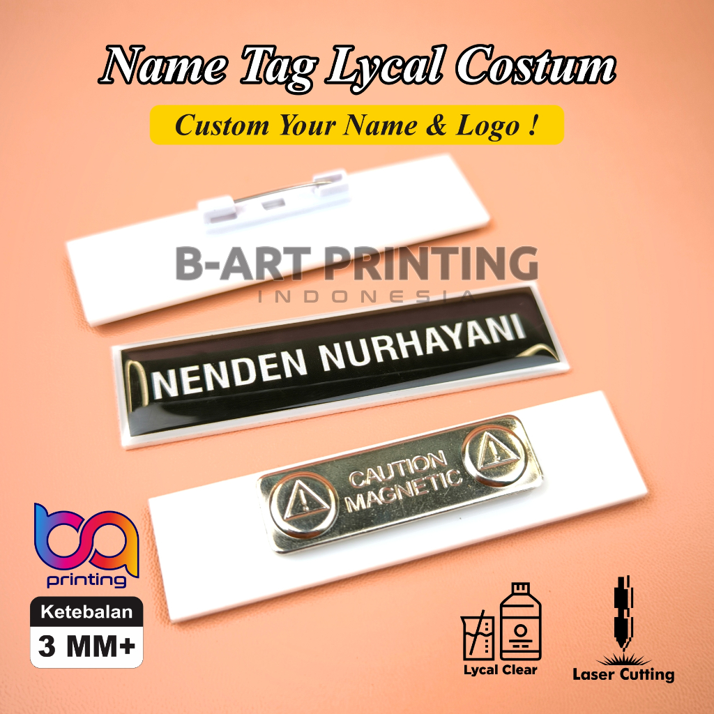 

NAME TAG PRAMUKA NAME TA PASKIBRAKA NAME TAG MAHASIWA AKRILIK Name Tag BSI Bank Syariah Indonesia