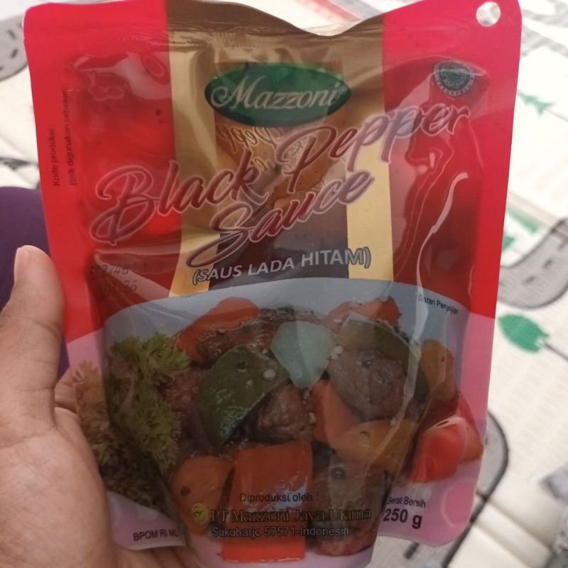 

saos lada hitam mazzoni 250g