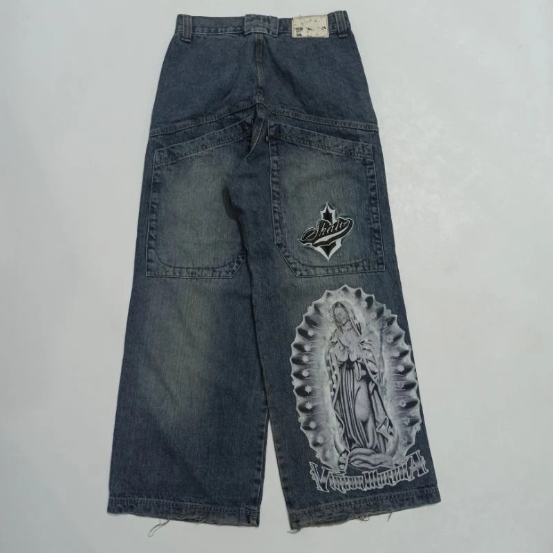 CELANA Y2K SKATE X BUNDA MARIA BIG POCKET (RARE) NOT ECKO EVISU JNCO