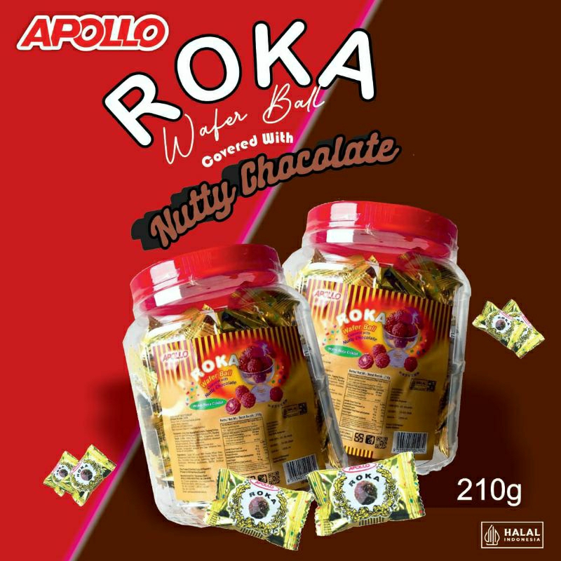 

APOLLO ROKA WAFER BALL JAR 210g