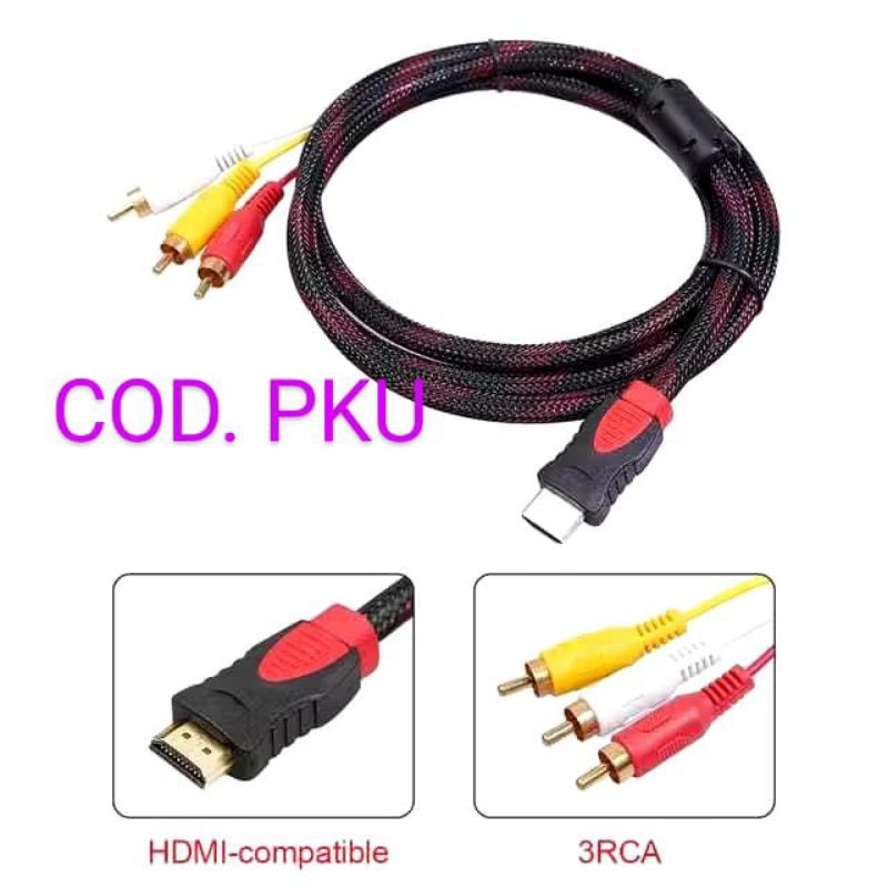 KABEL HDMI TO RCA/KABEL HDMI KE RCA
