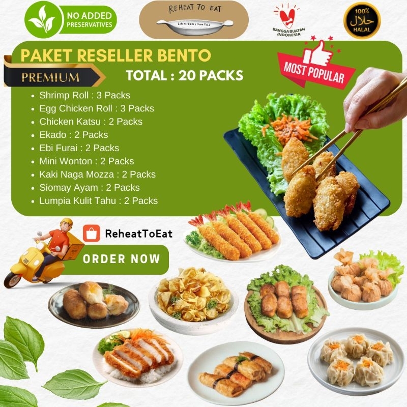 

ReheatToEat Paket Reseller Bento (Paket PREMIUM)