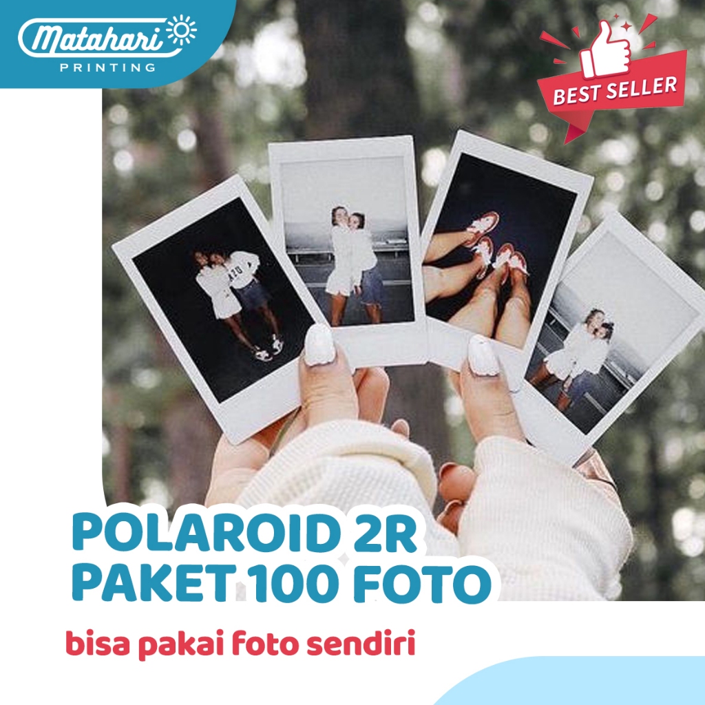 CETAK POLAROID 2R PAKET 100 PCS LEBIH HEMAT