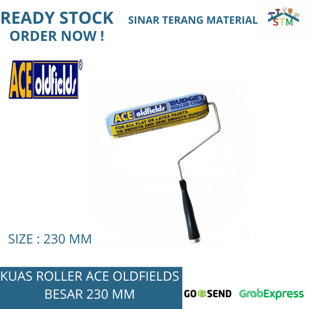 Roll Cat ACE OLDFILEDS / Kuas Roll Cat ACE BESAR 230 MM / Roll Cat ACE