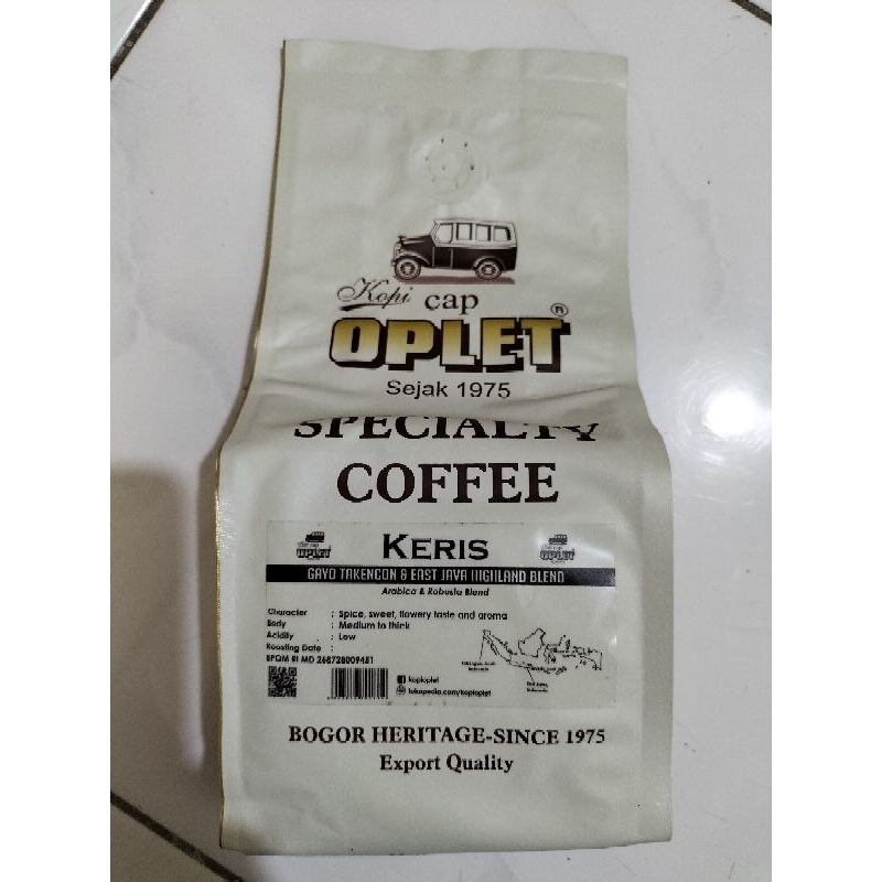 

Kopi Cap Oplet Keris Blend Specialty Coffee 200 Gr Tanpa Gula