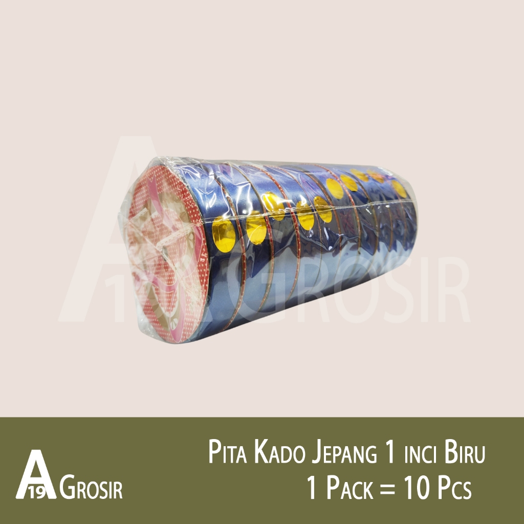 

(1PACK=10PCS) Pita Kado Jepang Lebar 1 inci