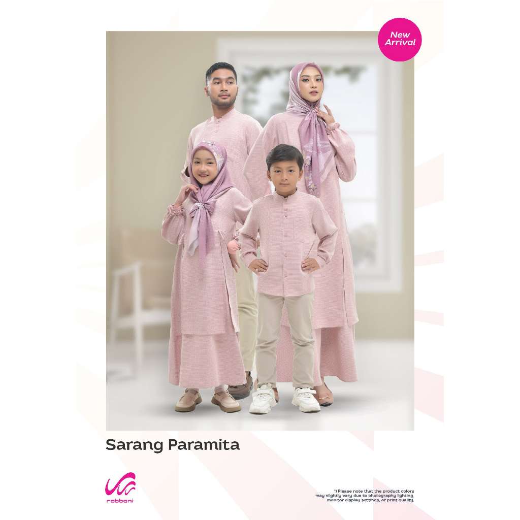 Gamis Kemko Dewasa Sarang Paramita | Sarimbit keluarga | Sarimbit Couple keluarga | Baju Couple kelu