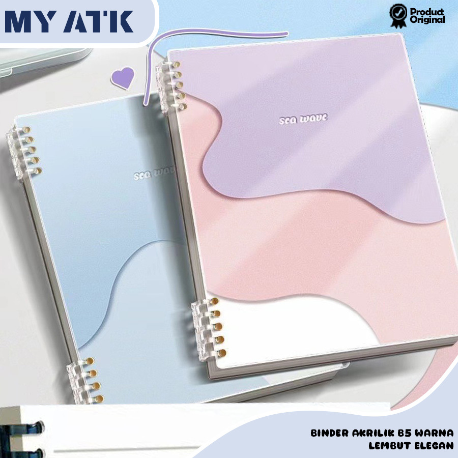 

Buku Catatan B5 Buku Tulis Sekolah Lucu Ring Notebook Aesthetic Lose Leaf Binder