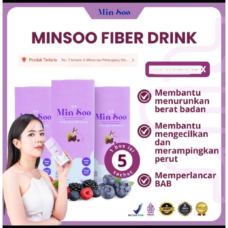 

Min Soo Fiber Drink Minsoo Jus Berry Minuman Fiber Sumber Serat Alami Turun Berat