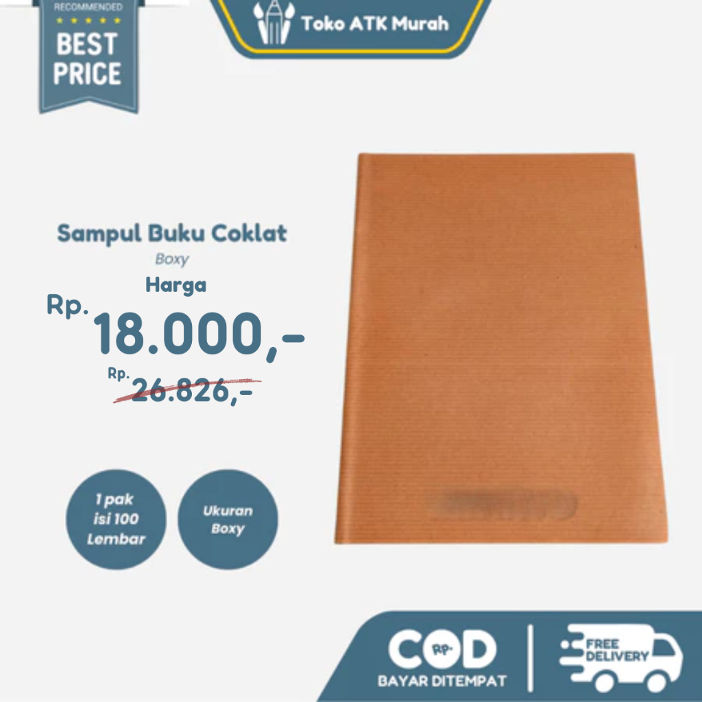

Sampul Buku Kertas Boxy 100 Lembar