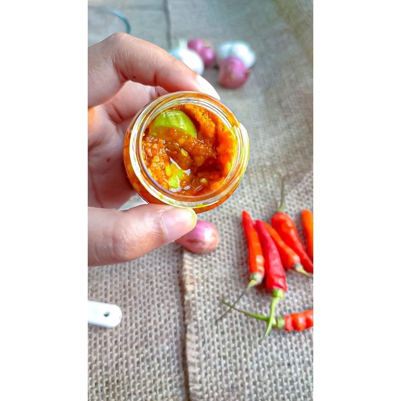 

Sambal pete juara/sambal pete enak/sambal pete pedas/sambal botol 100 ml