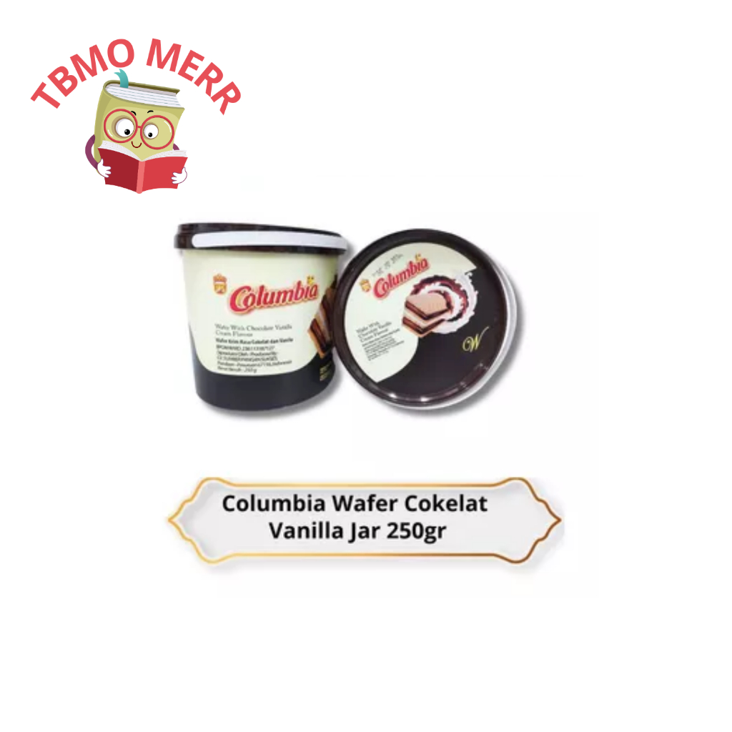 

Columbia Wafer Krim Coklat Vanila - Coklat Stroberi - Wafer Chocolate 250GR - Wafer Krim Columbia