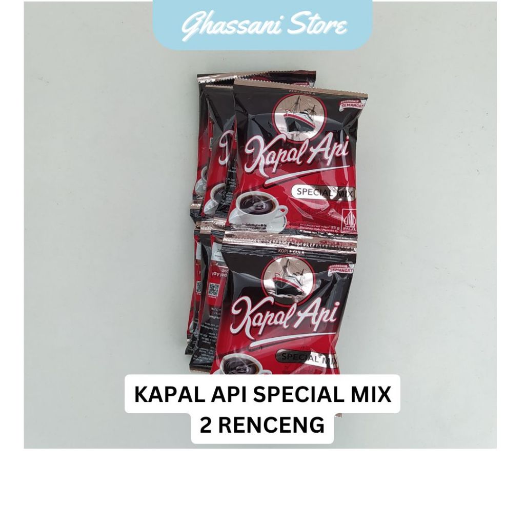 

Kopi Bubuk Instan Kapal Api Sachet 23g Special Mix [2 Renceng] - Coffee Gula Robusta Luwak Susu